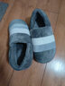惠夫人棉拖鞋男厚底冬季韩版家居家情侣室内包跟防滑保暖冬天月子拖女 升级全包 深灰 36-37 (适合35-36码穿) 实拍图