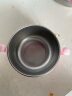 利其尔（Richell） 宝宝餐具 辅食研磨碗 儿童不锈钢碗 婴儿餐具碗 不锈钢水杯 碗 320ml【粉色】 实拍图