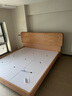 全友家居 床原木奶油风格板式床高脚双人床主卧室家具1.8米x2米大床 实拍图