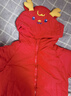 嘟嘟家宝宝棉服冬季保暖儿童加厚棉衣男童冬季连帽外套冬款女童棉袄冬装 红色龙 90 实拍图