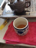 古笙记 6个装 家用陶瓷茶杯景德镇茶具单杯水杯茶碗日式品茗杯子主人杯 青花牡丹茶杯(6个装) 实拍图