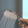 汉斯格雅（Hansgrohe） 卫浴飞雨境雨3速节水手持花洒喷头家用淋浴器花洒莲蓬头软管套装 飞雨白色面板花洒+软管 实拍图