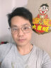 威古氏（VEGOOS）眼镜框男女近视 复古镜架韩版潮半框可配防蓝光 升级版5165 亮黑色+银色镜圈  防蓝光平光眼镜 实拍图