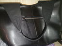 INJOYLIFE时尚大气女包新款大容量托特包手提包百搭单肩包潮 黑色 实拍图