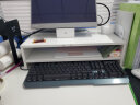 火月亮 电脑显示器屏增高架桌面办公室整理收纳垫高液晶台式置物架子 双层+三层柜【白色】 实拍图