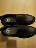 骆驼牌 皮鞋男士商务休闲鞋软底软皮爸爸懒人鞋子 W932263660 黑色 42 实拍图