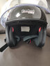 坦克摩托车头盔3C四分之三盔T536四季防风B.Duck电动车安全帽男女 亮光黑色【经典】【彩色镜片+透明镜片】 XL（建议头围58-60cm） 实拍图