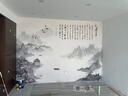 新福壁海定制壁布3D现代中式山水电视背景墙壁纸客厅装饰墙纸影视墙布壁画 实拍图