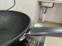 佩舟麦饭石不粘锅的炒菜锅炒锅多功能铁锅电磁炉家用锅具无油烟 【加厚】带盖 适1-3人 30cm 实拍图