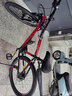 凤凰（Phoenix）山地自行车成人男女学生青少年减震变速越野公路通勤车山地车 26寸黑红辐条轮 30速数字指拨（前中后全轴承） 实拍图