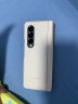 三星（SAMSUNG）Galaxy Z Fold4 原装手机壳 纤薄立式保护壳 手机保护套 米色 实拍图