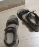 斯凯奇（Skechers）凉鞋夏季男简约户外休闲沙滩鞋魔术贴增高凉鞋204105-CHAR 晒单实拍图
