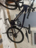 凤凰（Phoenix）山地自行车成人学生越野变速单车 凤凰03辐条轮 26英寸27速黑紫色 实拍图