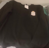 真维斯（Jeanswest） 圆领卫衣男女同款秋冬季加绒加厚保暖宽松休闲长袖套头潮牌上衣 摇粒 黑色 JSWL口袋泰迪熊_K 3XL 实拍图