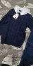 戴维贝拉（DAVE＆BELLA）大童男装春装男中大童毛衣小男孩针织衫儿童男童春天小孩线衫 藏青色 150 cm（建议身高140-150cm） 实拍图