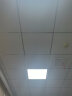 灯灵led集成吊顶灯面板灯595x595平板灯扣板灯正方形办公室嵌入式灯具 595*595mm白光48W-单个装 实拍图