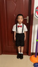 罗蒙儿童礼服马甲套装西服主持人毕业演出服儿童钢琴表演服装英伦西装 短裤+短袖衬衫+背带+红领结 130 实拍图