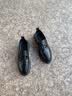 柯盾（KEDUN）皮鞋男秋季真皮透气商务英伦休闲男鞋一脚蹬乐福鞋软底男士豆豆鞋 黑色 （四季款） 40 实拍图