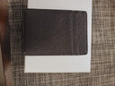 欧凡卡蒂超薄小卡包男士真皮银行卡卡夹女卡片套名片夹证件包收纳包卡片包 咖啡色 实拍图