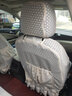 汽车坐垫全包围加厚棉质蕾丝座套座椅套四季专用坐套专车订制本田CRV凌派奥迪A6LQ5雅阁冠道辉昂途观 E款米色全包 实拍图