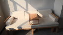 健匠北欧实木沙发床坐卧两用新中式可推拉罗汉床客厅橡木原木色沙发 2.0米罗汉床+炕几【带推拉】 椰棕坐垫款 晒单实拍图