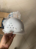 星工（XINGGONG） ABS安全帽工地工程帽建筑施工领导监理透气防砸抗冲击 免费印字 白色透气(按键款) 实拍图