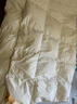 优雅宝贝 鸿润家纺 95%白鹅绒羽绒被 抗菌冬被 1400g 220x240cm 白色 实拍图