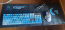 罗技（Logitech） K845 有线背光机械键盘鼠标套装G502 电竞游戏键鼠套装 RGB宏编程 K845霜冻之蓝 青轴+G502 点线之图 实拍图