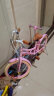 永久（FOREVER）儿童自行车单车公主脚踏车男女孩童车中小学生车复古车18寸樱花粉 晒单实拍图