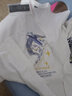 雅鹿短袖t恤男纯棉夏季新款休闲运动青少年学生宽松大码宽肩男士T恤衫 白/月亮鱼 2XL （重155-170斤高175-180） 实拍图