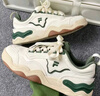斐乐（FILA）FUSION斐乐潮牌踢板鞋KICK女鞋潮流百搭滑板鞋运动鞋休闲鞋 初雪白/暗绿-PC 38 实拍图