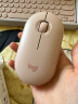 罗技（Logitech）K380蓝牙键盘多设备切换笔记本平板IPAD电脑适用 时尚超薄便携巧克力按键 粉色-键鼠套装 实拍图