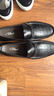 宾度（J.Benato）【品牌旗舰】休闲鞋男士套脚商务皮鞋耐磨驾车鞋舒适豆豆鞋 黑色 41 实拍图