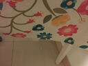 缤谷 民族风棉麻布艺桌布小清新长方形家用防水网红台布餐桌布 花期 140*180cm（防水防烫） 实拍图