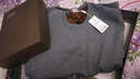 恒源祥羊毛保暖内衣骐骥红男女加绒加厚加长护膝贴片加大码套装礼盒装 EMD0532男-麻灰 3XL /185 实拍图