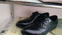 七匹狼男鞋商务男士休闲皮鞋夏季新款正装鞋男士皮鞋西装鞋通勤德比鞋 黑色 38 实拍图
