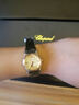 萧邦（Chopard）Happy Sport快乐钻石30mm黑色表带间金腕表礼物 实拍图