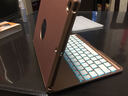 新爵 2018新款ipad pro9.7蓝牙键盘鼠标套装air2保护套金属背光6代A1893 玫瑰金（旋转背光款） ipad Air1专用 实拍图