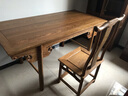 贡艺名居红木家具非洲鸡翅木（学名：非洲崖豆木）实木书房画案书桌 办公桌 中式仿古书法桌 实拍图