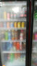 维仕美（Vvmax）饮料柜展示柜冷藏柜立式商用冰柜冰箱啤酒水饮料便利店超市展示柜鲜花水果保鲜柜 升级加大款双门上压机【绿黑】 风直冷两用循环款 实拍图