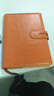 法拉蒙（faramon）a5搭扣笔记本皮质加厚办公记事本192页笔记本子日记本可定制logo U型扣-橙色 实拍图