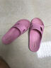 足间舞 韩版拖鞋 夏季居家情侣 凉拖鞋 浴室防滑拖鞋女夏天男士情侣拖鞋地板拖鞋 洗澡软底 1913 粉红色 37 实拍图