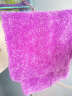 MAWALIFE毛巾洗脸方巾不易掉毛柔软亲肤不易发硬高吸水台湾进口微丝开纤纱 紫色 30*60cm 实拍图