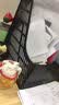 得力（deli）桌面文件框/文件架/文件栏/资料筐/资料档案收纳盒书立架办公用品学生书本收纳架 【四联-黑色】经典款 9846 实拍图