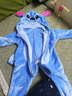 幼稚龙婴儿连体衣宝宝衣服男女童卡通秋冬季加绒加厚棉袄宝宝外出爬行服 蓝星 73cm 73/48【7-12个月】春秋 实拍图