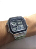 卡西欧（CASIO） 卡西欧(CASIO)小方块数显电子表狂飙安欣同款男防水学生运动手表 AE-1100W-1A 实拍图