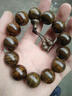 龍隐 金丝楠木手串男满水波阴沉乌木老料猫眼绿佛珠手链送男女友礼物 臻品水纹 18mm*13颗 实拍图