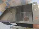 曼巴顿（MABATON） 6543C水槽4MM加厚304不锈钢手工水槽套餐台下大单槽 无台控-配108龙头 75*43cm 实拍图