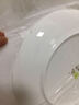 思佰得家用骨瓷碗碟套装创意陶瓷饭碗喝汤大碗简约泡面碗酒店西餐盘子 8英寸圆平盘 实拍图