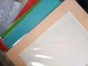 昊拓 卡纸画框简易 4开裱画框油画水彩素材画装饰儿童卡纸裱画框 彩色随机+膜+胶 8寸小相框 实拍图